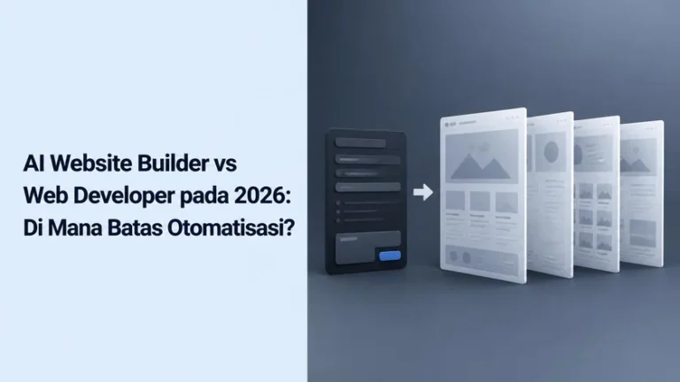 AI Website Builder vs Web Developer: Di Mana Batas Otomatisasi?